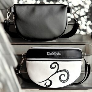 Fekete/fehér (applikált inda)