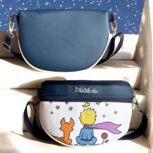 Mélykék/spec. nyomtatott minta