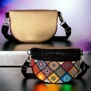 Rosegold/spec. nyomtatott rombusz mandalák