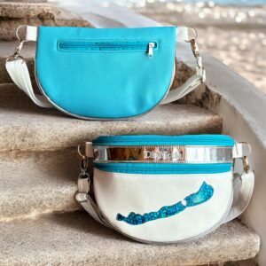 Fehér/türkiz (Balaton minta)