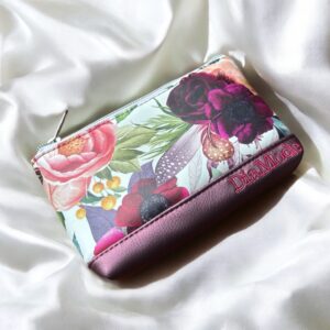 Szilva/lila virágok mintás