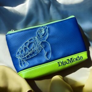 Lime/kék (hímzett teknős)