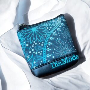 Fekete/óceánkék mandala minta