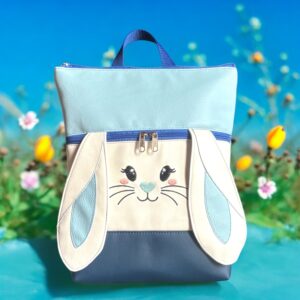 Mélykék/fehér/égkék (nyuszipofi)