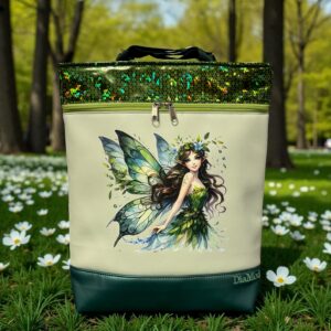 Fényes zöld/menta alapon zöld tündér/party zöld