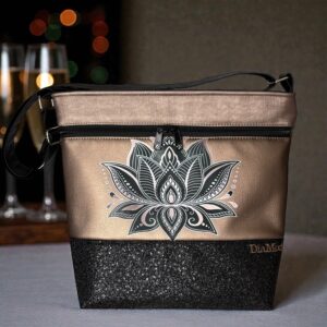 Rock fekete/sötét bronz/selyemfényű bronz (mandala)