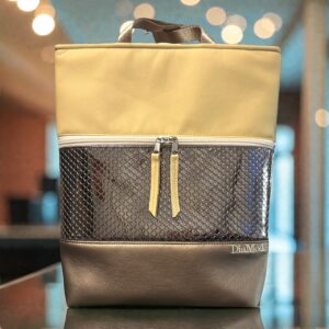 Sötét bronz/bronzos pikkely mintás/bézs