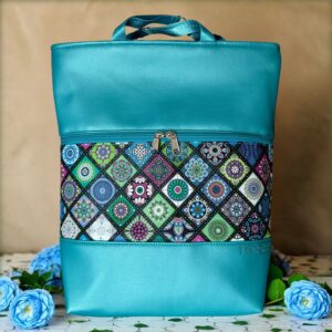 Türkiz/rombusz mandalák kékes/türkiz