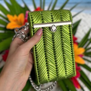 Kanava telefontok metál zöld