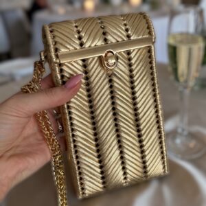 Kanava telefontok metál arany